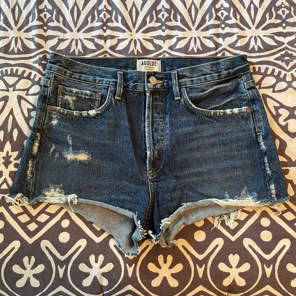 Agolde Denim Shorts - Picture 5 of 11